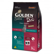 Ração Golden Duo para Gatos Adultos Sabor Cordeiro e Salmão