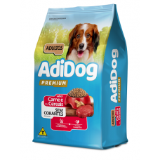 Ração Adidog Premium Para Cães Adultos Sabor Carne e Cereais 15kg