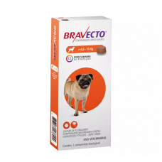 Antipulgas e Carrapatos Bravecto MSD para Cães de 4,5 a 10 kg