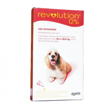 Revolution Zoetis 12% 1ml para Cães 10,1Kg a 20kg