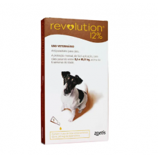 Revolution Zoetis 12% 0.50ml para Cães 5,1Kg a 10kg