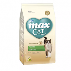 Ração Max Cat para Gatos Castrados sabor Frango 10kg