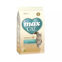 Ração Max Cat para Gatos Adultos P. Line sabor Frango e Arroz 10kg