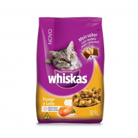Ração Whiskas para Gatos Adultos Sabor Frango