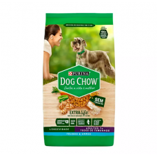 Ração Dog Chow para Cães Adultos + 7 sabor Frango e Arroz Longevidade 15kg