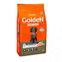 Ração Golden Fórmula Mini Bits Senior para Cães Adultos de Pequeno Porte Sabor Frango e Arroz 10,1Kg