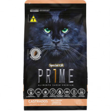 Ração Special Cat Prime Salmão e Arroz para Gatos Adultos Castrados - 10kg