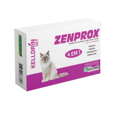 Vermífugo Kelldrin Zenprox 4 Em 1 - 100mg - Gatos