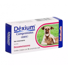 Anti-inflamatório Chemitec Dexium para Cães e Gatos 20 Comprimidos
