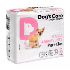 Fralda Higiênica Eco Dogs Care para Cães Fêmeas 24 unidades