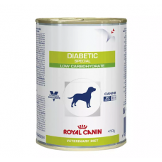 Ração Úmida Royal Canin Lata Veterinary Diabetic Special Low Carbohydrate Cães Adultos 410g