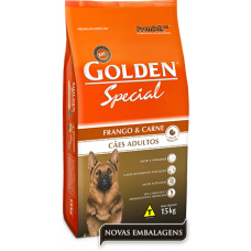 Ração Premier Golden Special Cães Adultos Frango e Carne - 15 Kg